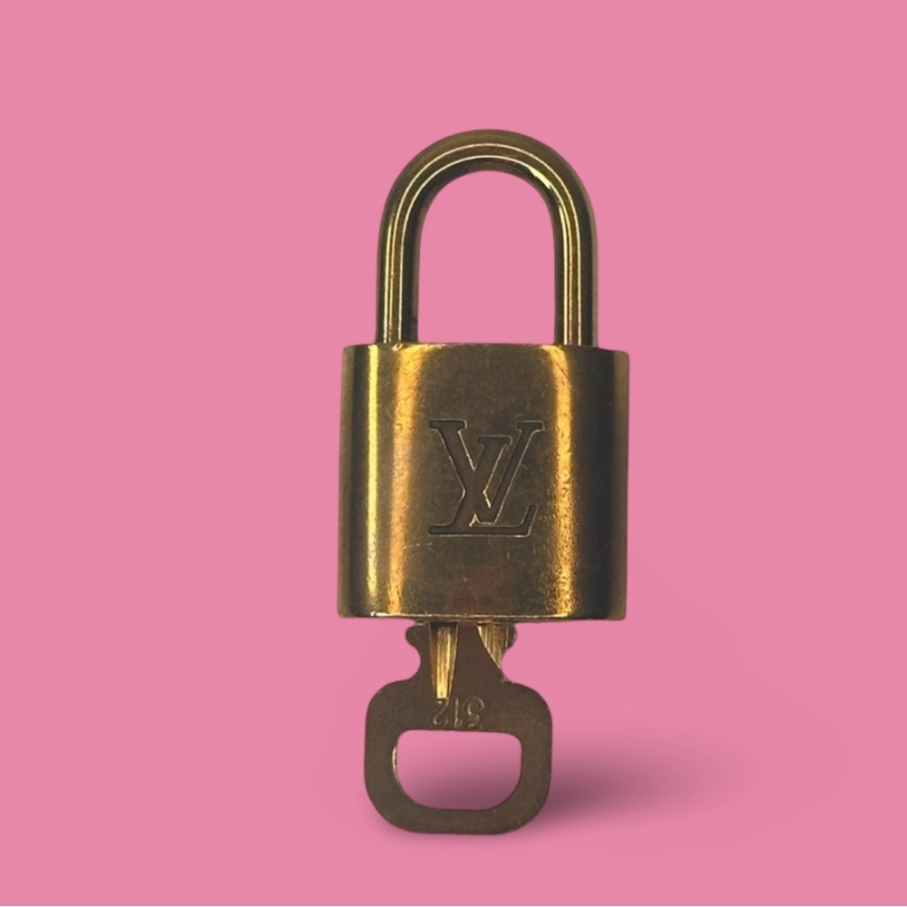 Louis Vuitton Gold Lock and Key #312